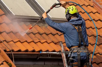 Démoussage et hydrofuge de toiture à Halluin